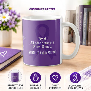 Personalised Alzheimers Awareness Supporters Coffee Mug