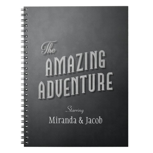 Personalised Amazing Adventure Travel Journal (Front)