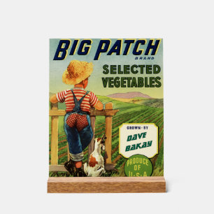 Personalised American Country Homegrown Farmboy Acrylic Sign