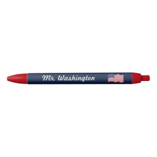Personalised American Flag Pens Gift