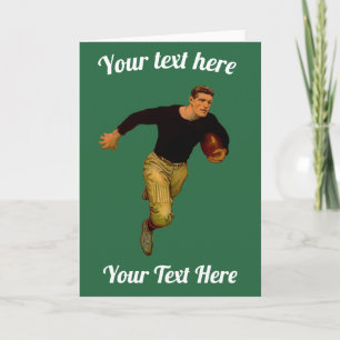 Personalised American Football Customisable  Card