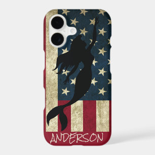 Personalised American Mermaid swimming Case-Mate i