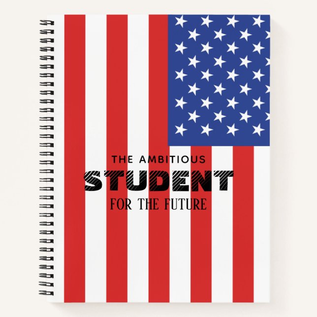 Personalised american Notebook (Front)