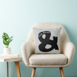 Personalised Ampersand Pillow