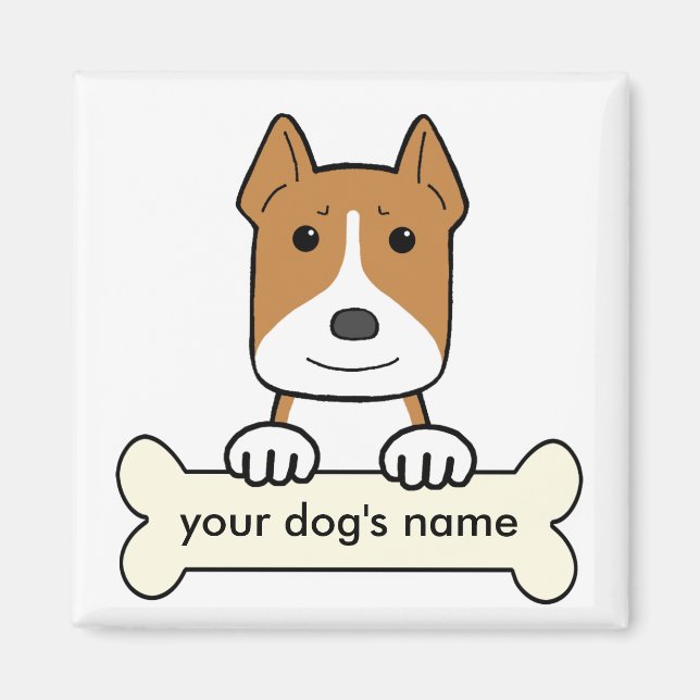 Personalised Amstaff Magnet (Front)
