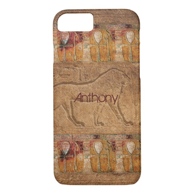 Personalised Ancient Egyptian Art Case-Mate iPhone Case (Back)