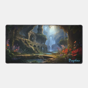 Personalised Ancient Ruins in the Forest Desk Mat