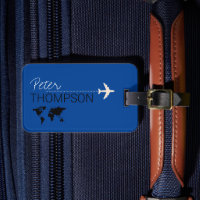 personalised-and-elegant BLUE aero travel