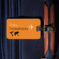 Personalised-and-elegant orange aero travel