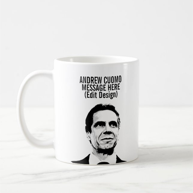 Personalised Andrew Cuomo Coffee Mug (Left)