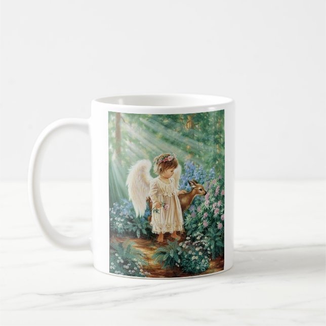 Personalised Angel Mug (Left)