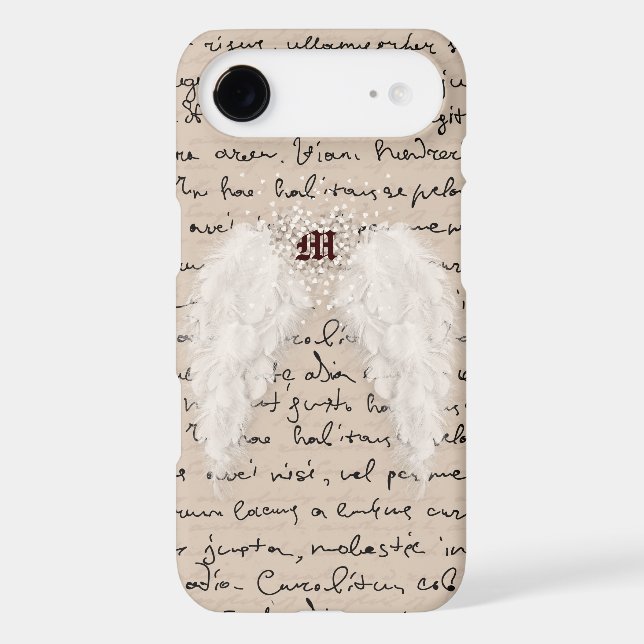Personalised Angel Wing Phone Case (Back)