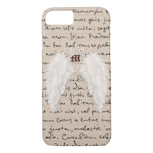 Personalised Angel Wing Phone Case (Back)