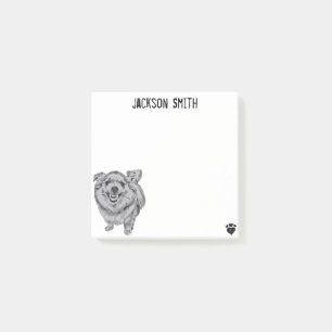 Personalised Angry Dog Post-it Notes