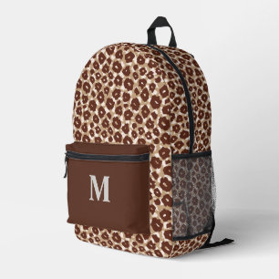 Personalised Animal Print backpack