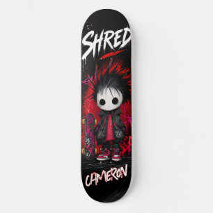 Personalised Anime Emo Graffiti Urban Skateboard 