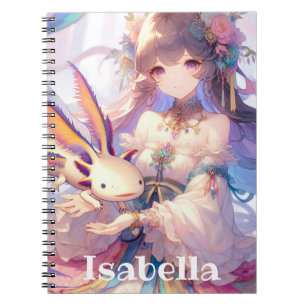 Personalised Anime Girls  Notebook
