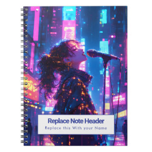Personalised Anime Themed Notebook