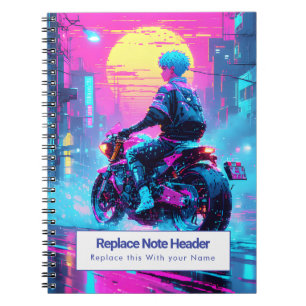 Personalised Anime Themed Notebook