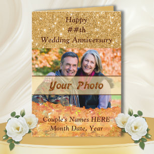 Personalised Anniversary Cards for Him and Her