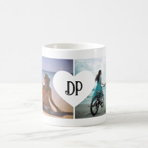 Personalised Anniversary Gift with Initials DP7 Coffee Mug