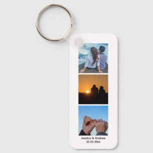 Personalised Anniversary Gifts - Custom Couple Key Ring