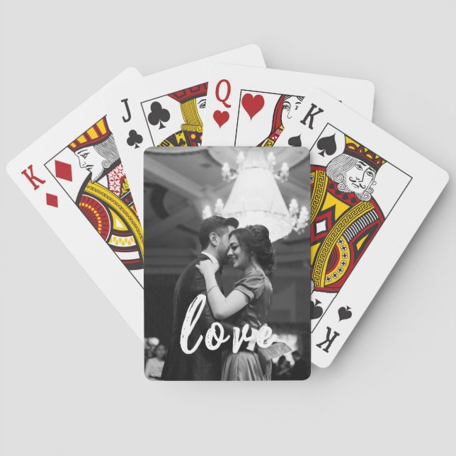 Personalised Anniversary Gifts For Him Playing Cards (Back)