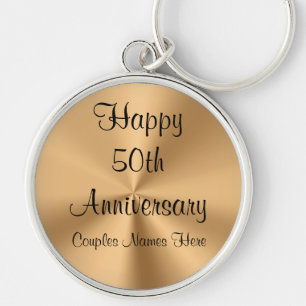 Personalised Anniversary Keychains with YOUR TEXT