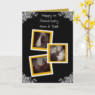Personalised Anniversary Photo Card
