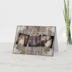 Personalised Anniversary Photo Card
