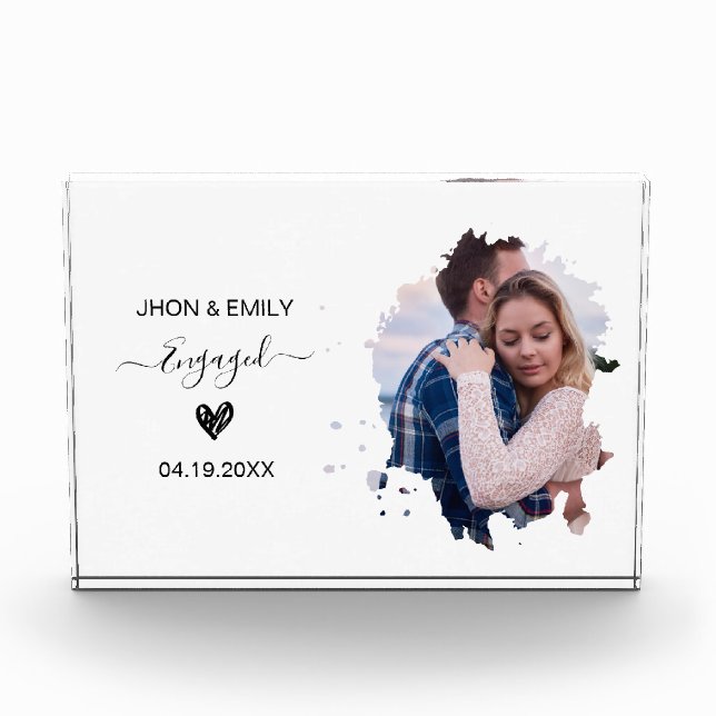 Personalised Anniversary Photo Gift For Couple  (Front)