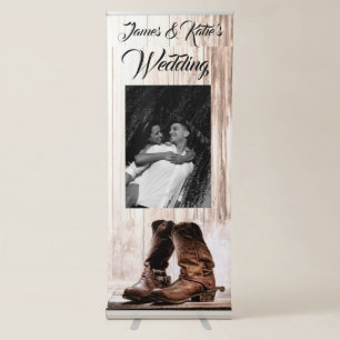 Personalised Announcement Banner Boots Country Rus