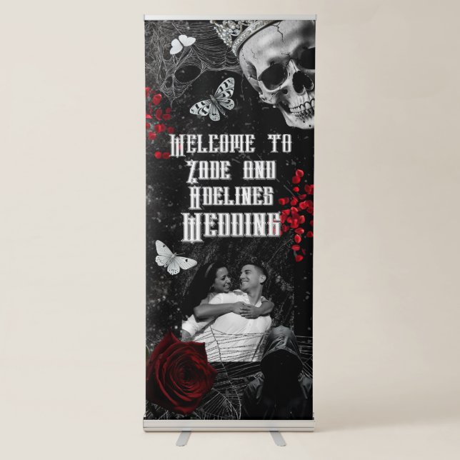 Personalised Announcement Banner Haunting Adeline  (Front)