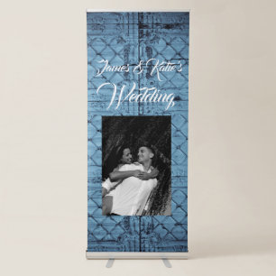 Personalised Announcement Banner Rustic Tin Panel