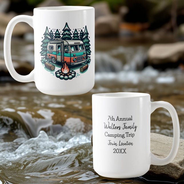 Personalised Annual Camping Trip  Coffee Mug (Creator Uploaded)