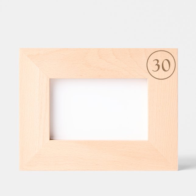Personalised Annversary Birthday Gift Etched Frame (Front)