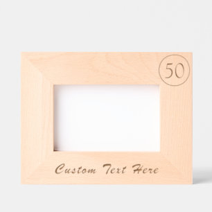 Personalised Annversary or Birthday Custom Text Etched Frames