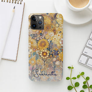 Personalised Antique Art Nouveau Style Floral iPhone 11 Pro Max Case