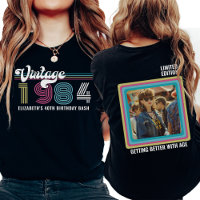 Personalised Any Age Vintage Photo Birthday Cool