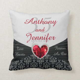 Personalised ANY # Wedding Anniversary Pillow