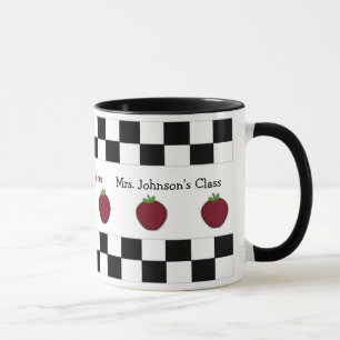 Personalised Apple Teacher Mug