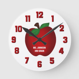 Personalised Apple Wall Clock