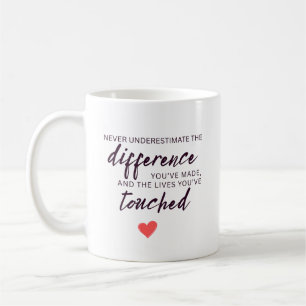 Personalised Appreciation Quote Coffee Mug