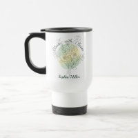 Personalised April Birth Flower Daisy Custom Name