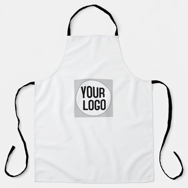 Personalised apron bulk aprons with logo  (Front)