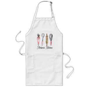 Personalised Apron, Name Apron, Custom Name Long A Apron