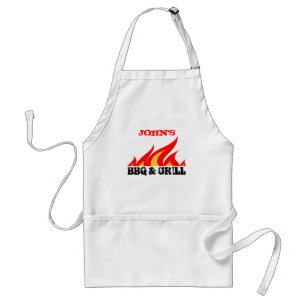 Personalised apron with custom name