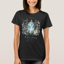 Personalised Aquamarine Birthstone Shirt