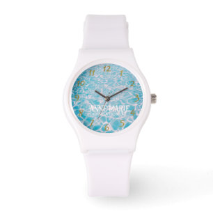 Personalised Aquatic Sunny Summer Pool  Watch