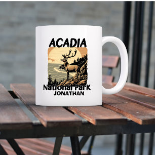 Personalised Arcadia National Park Camping    Coffee Mug
